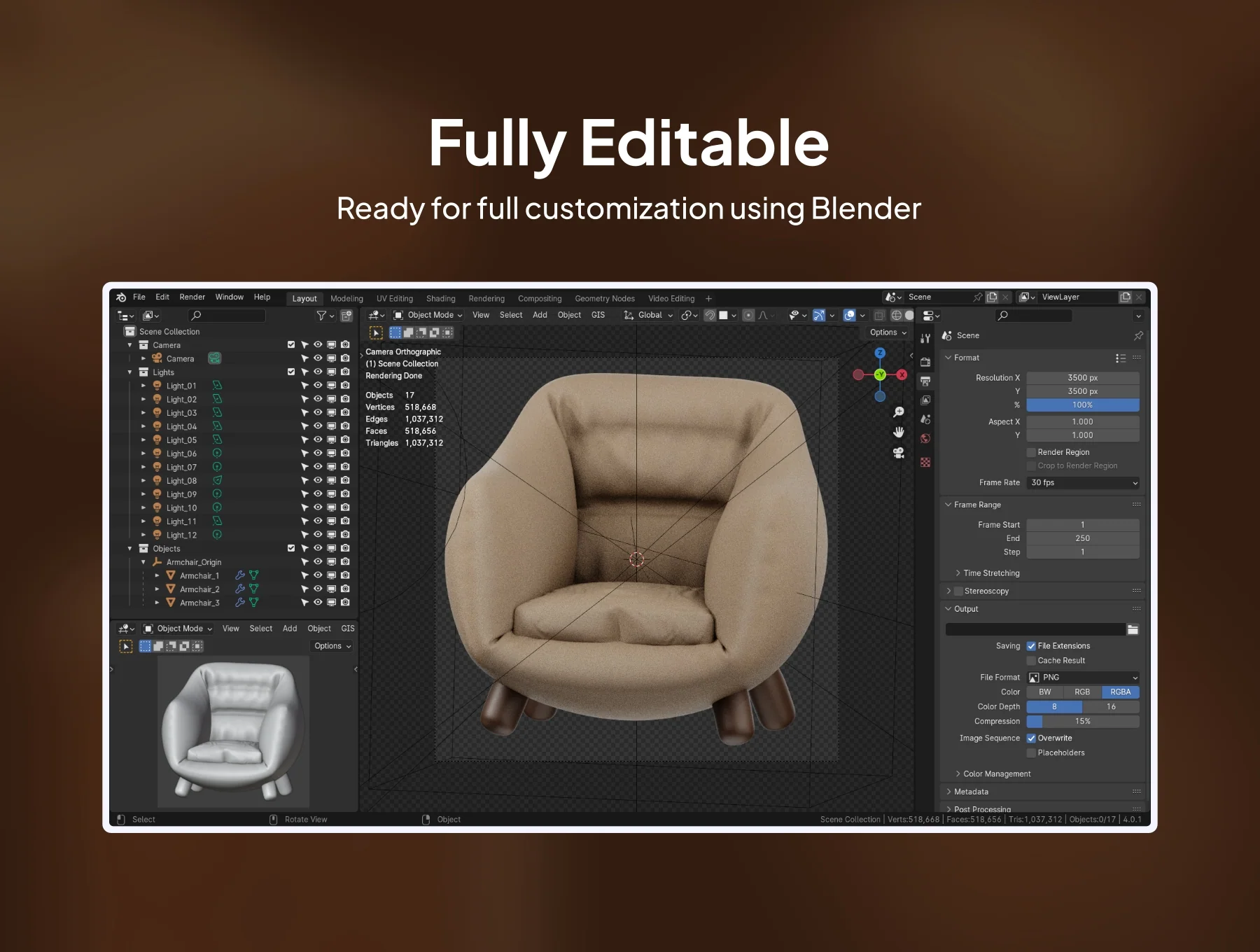 10 3D Furniture Icon Pack 1 4