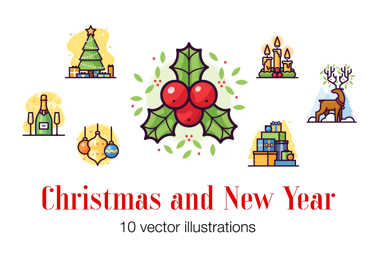 10 Christmas & New Year
