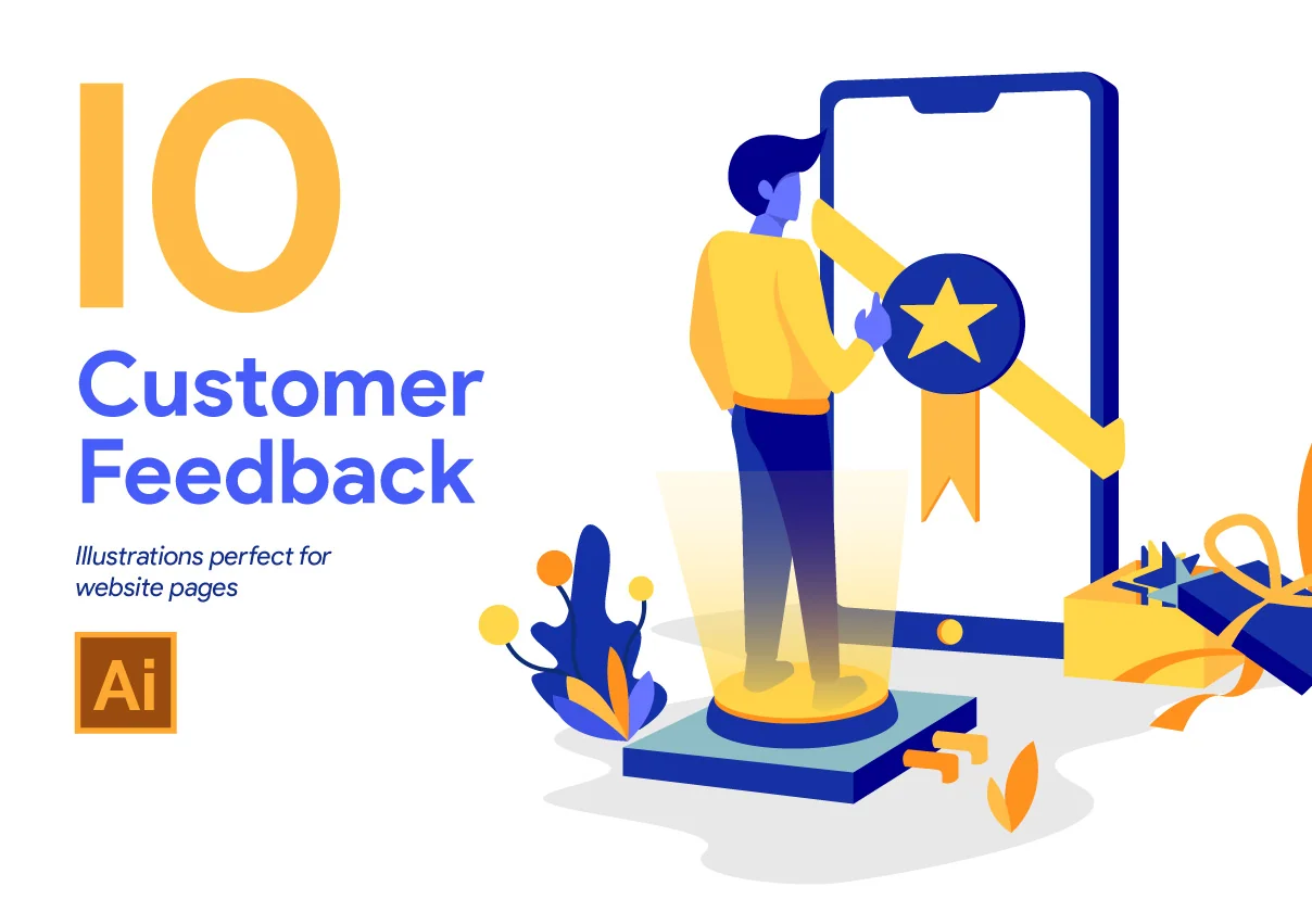 10 Customer Feedback Illustrations