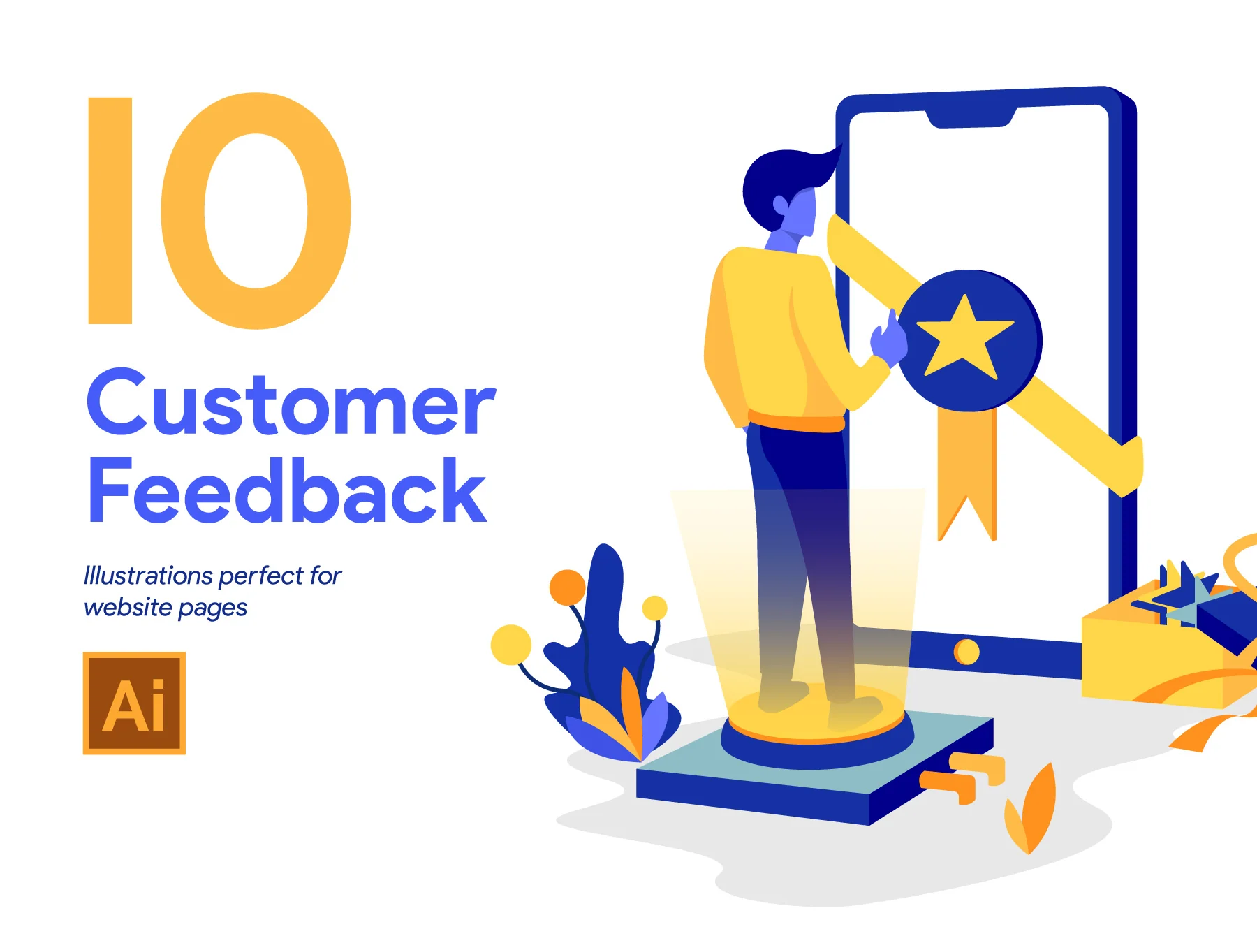 10 Customer Feedback Illustrations