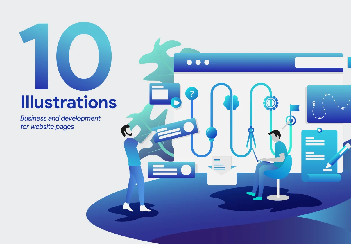 10 Web Dev Illustrations