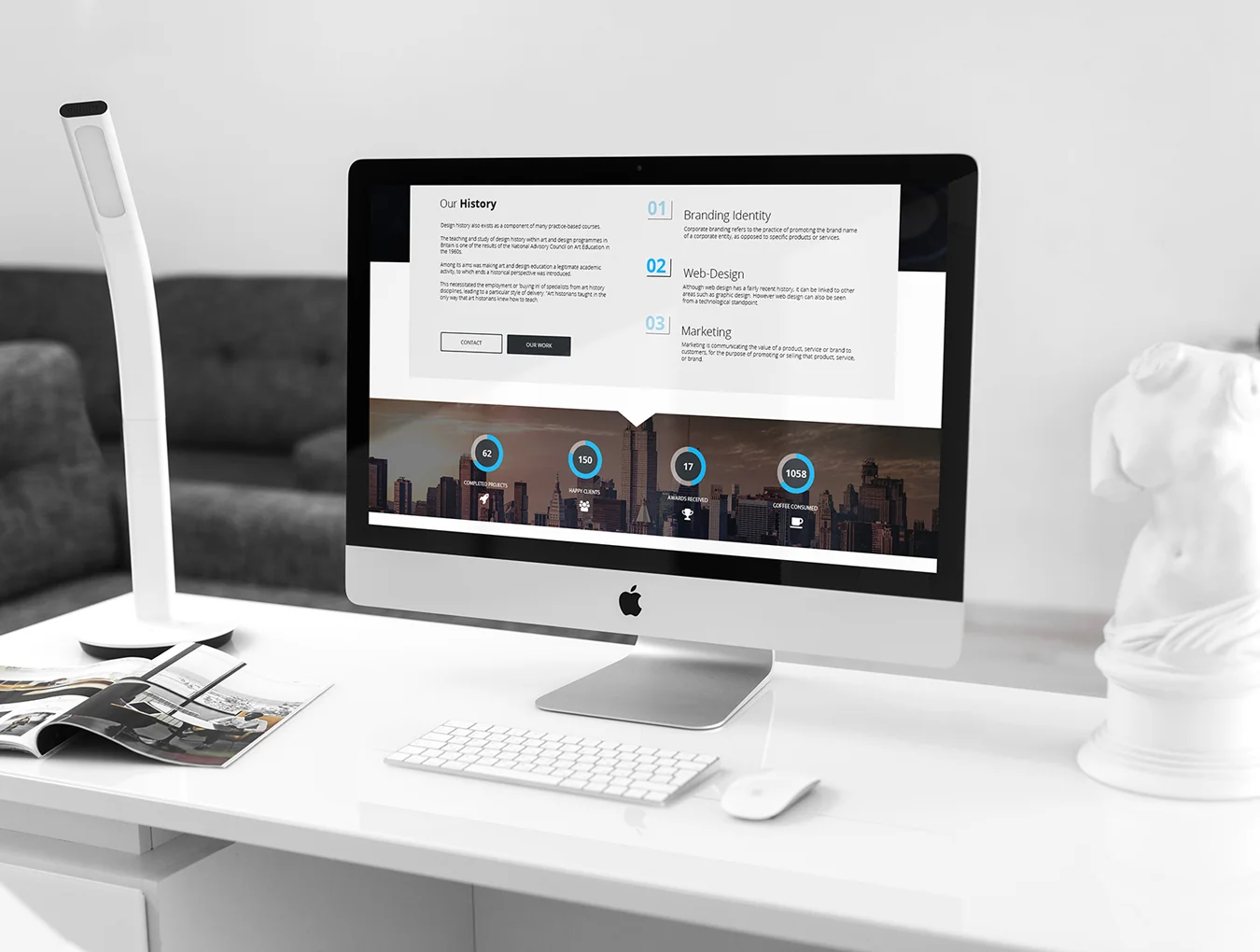 10 iMac Desk Mockups 4