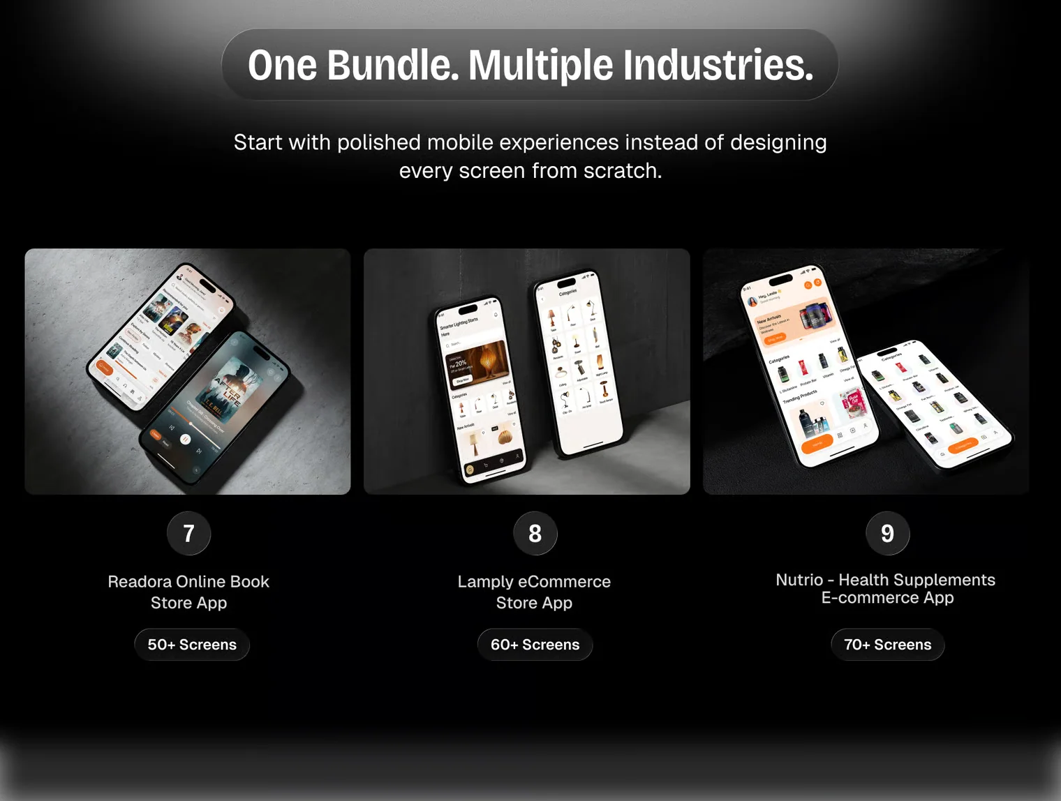 10-in-1 E-commerce Mobile App UI Kit Bundle 5