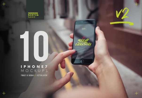 10 iPhone 7 Mockups V2