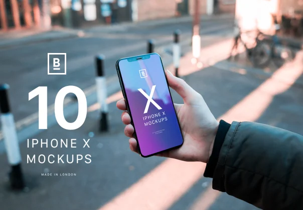 10 iPhone X Mockups