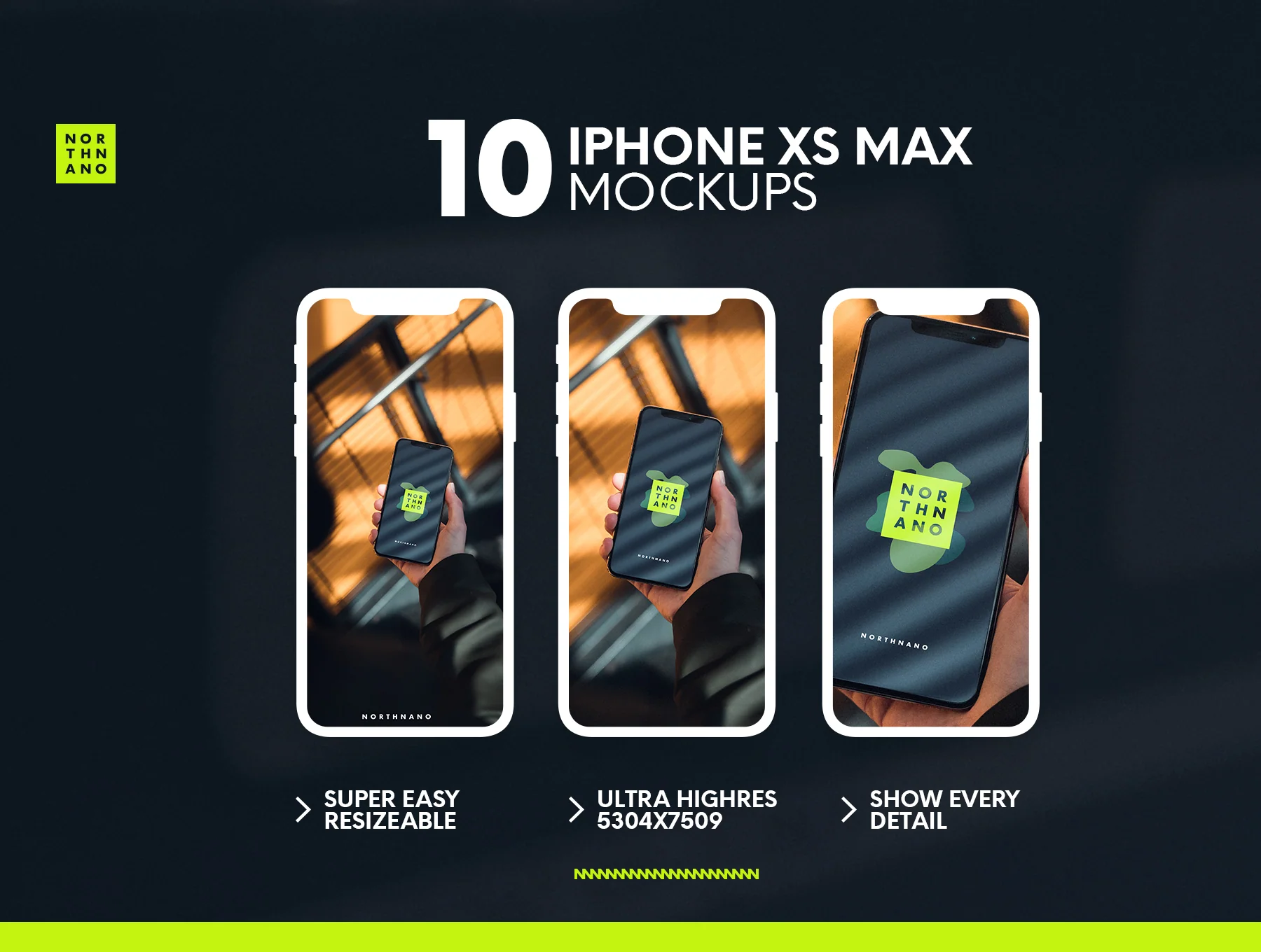 10 iPhone XS MAX Mockups 3