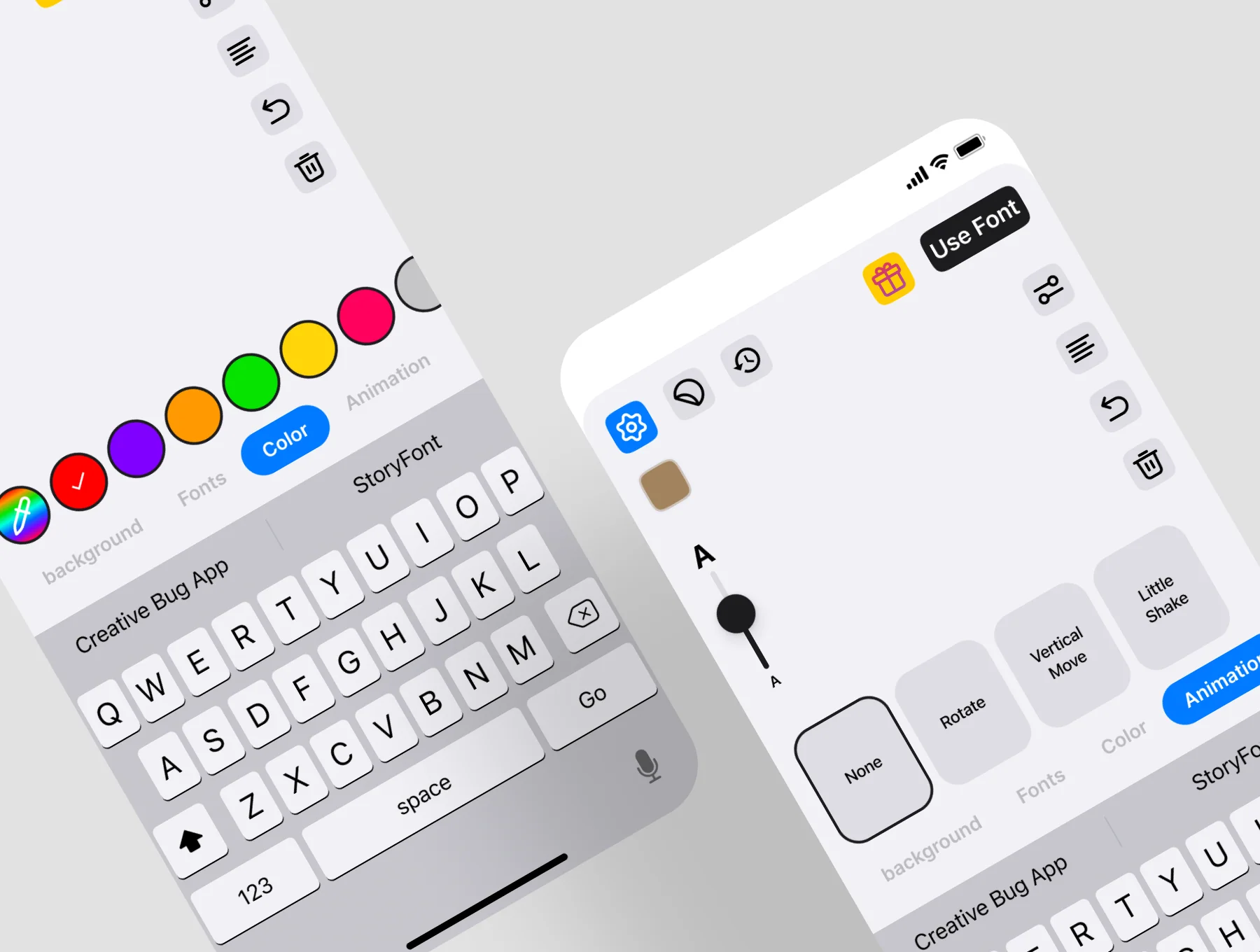 Edit Text Story Font App IOS 4