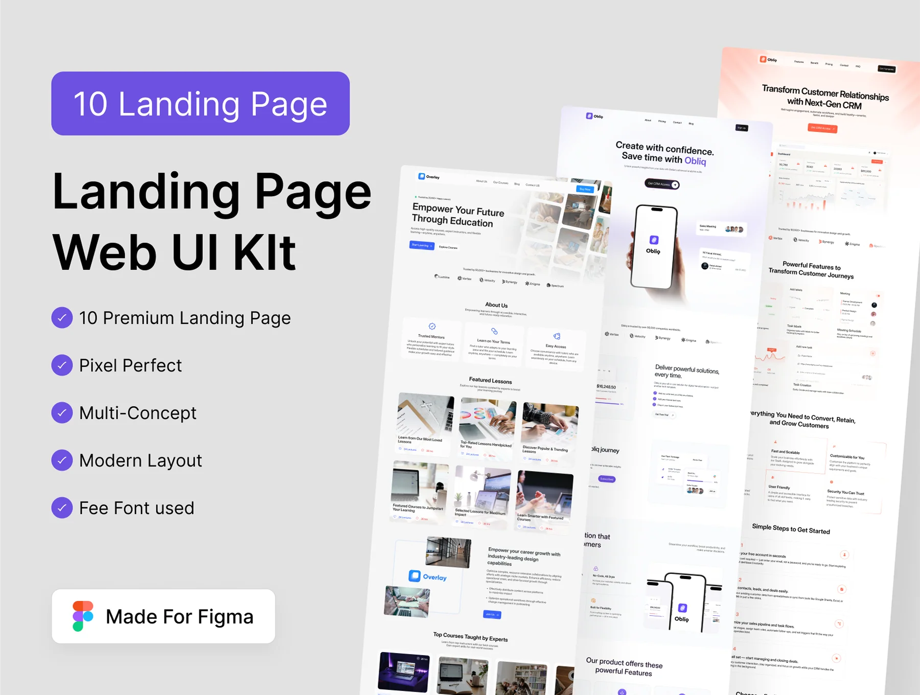 Landing Page Collection Web UI Kit 2