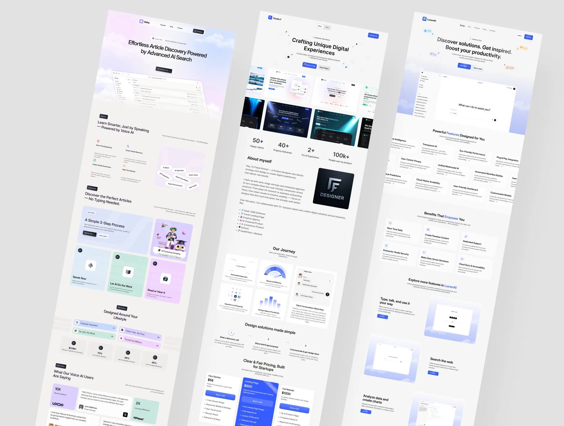 Landing Page Collection Web UI Kit 4