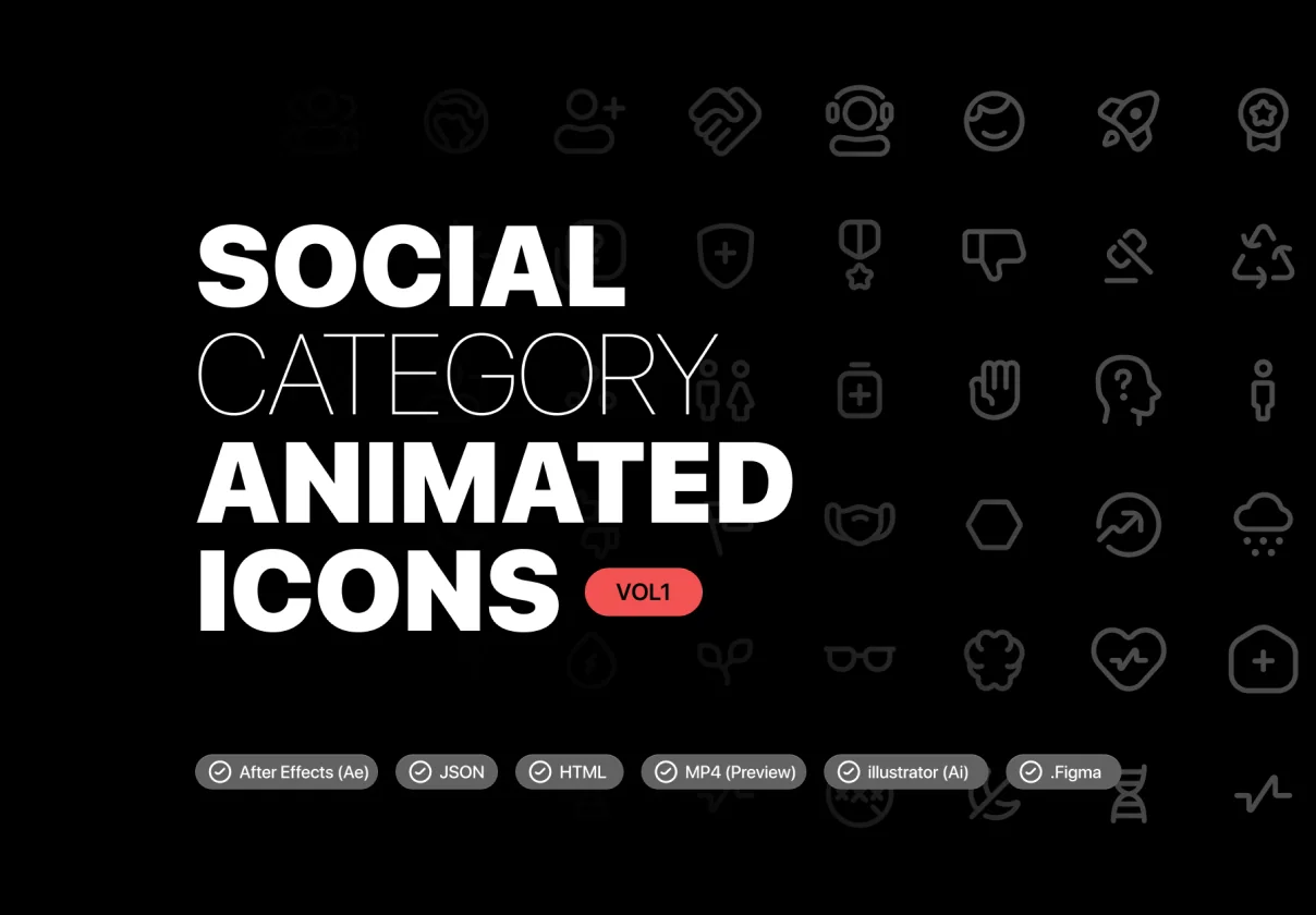 Social Animated Icons