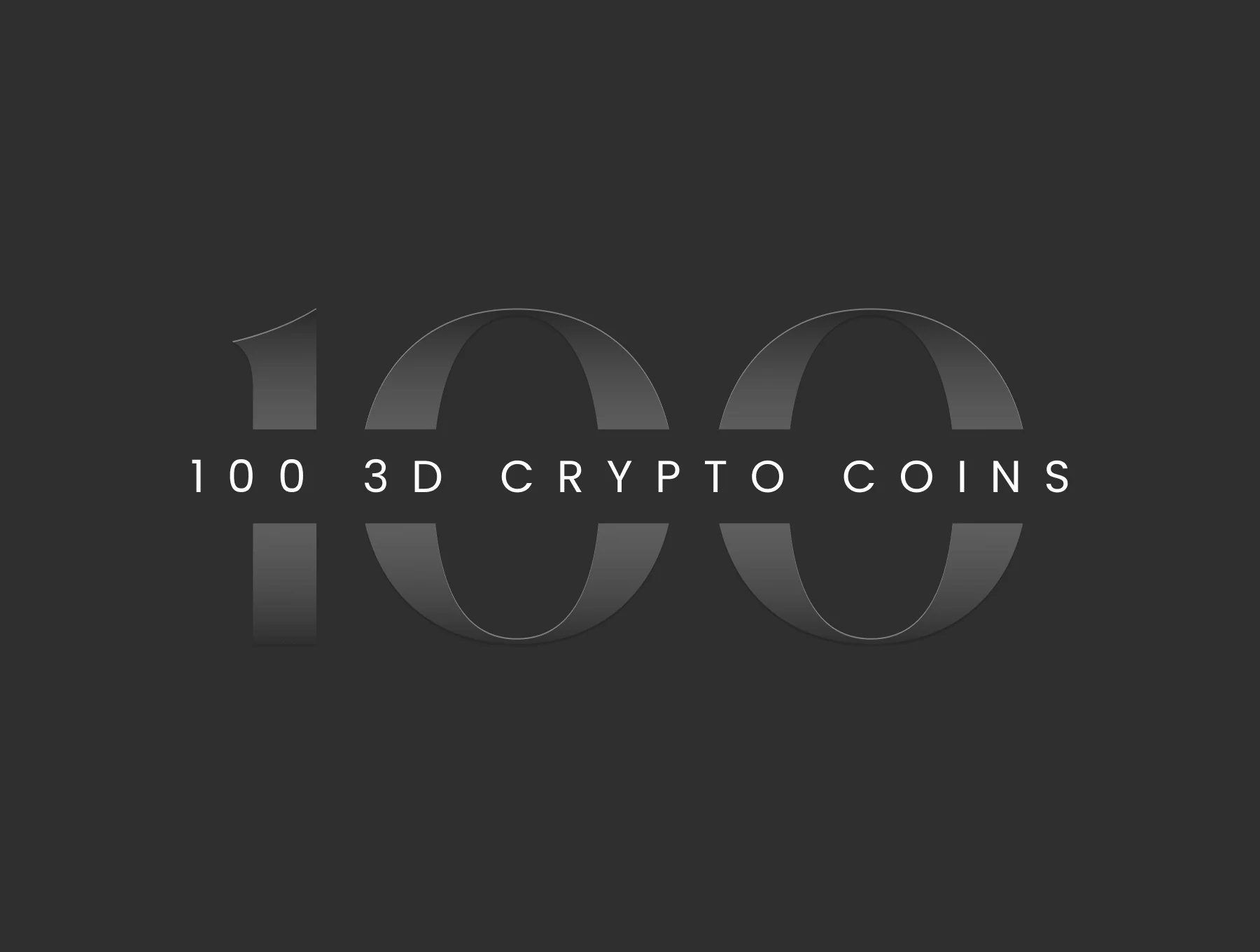 100 Crypto Coins – 3D Asset Pack