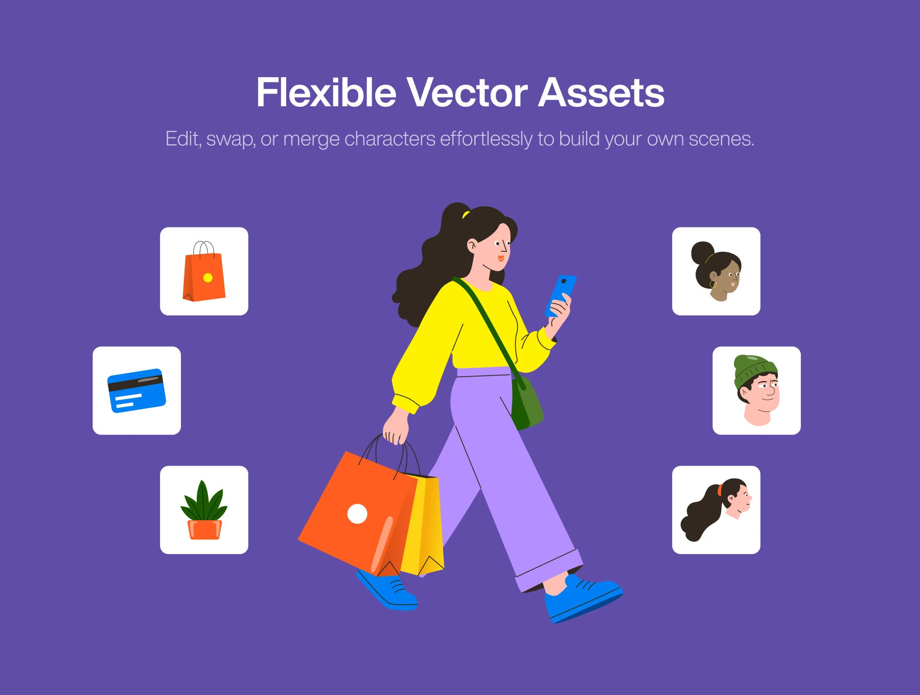 100 E-Commerce Illustration Bundle 4
