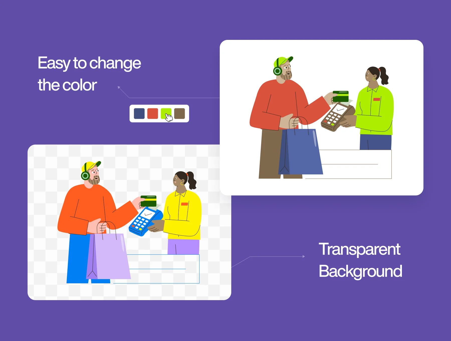 100 E-Commerce Illustration Bundle 5