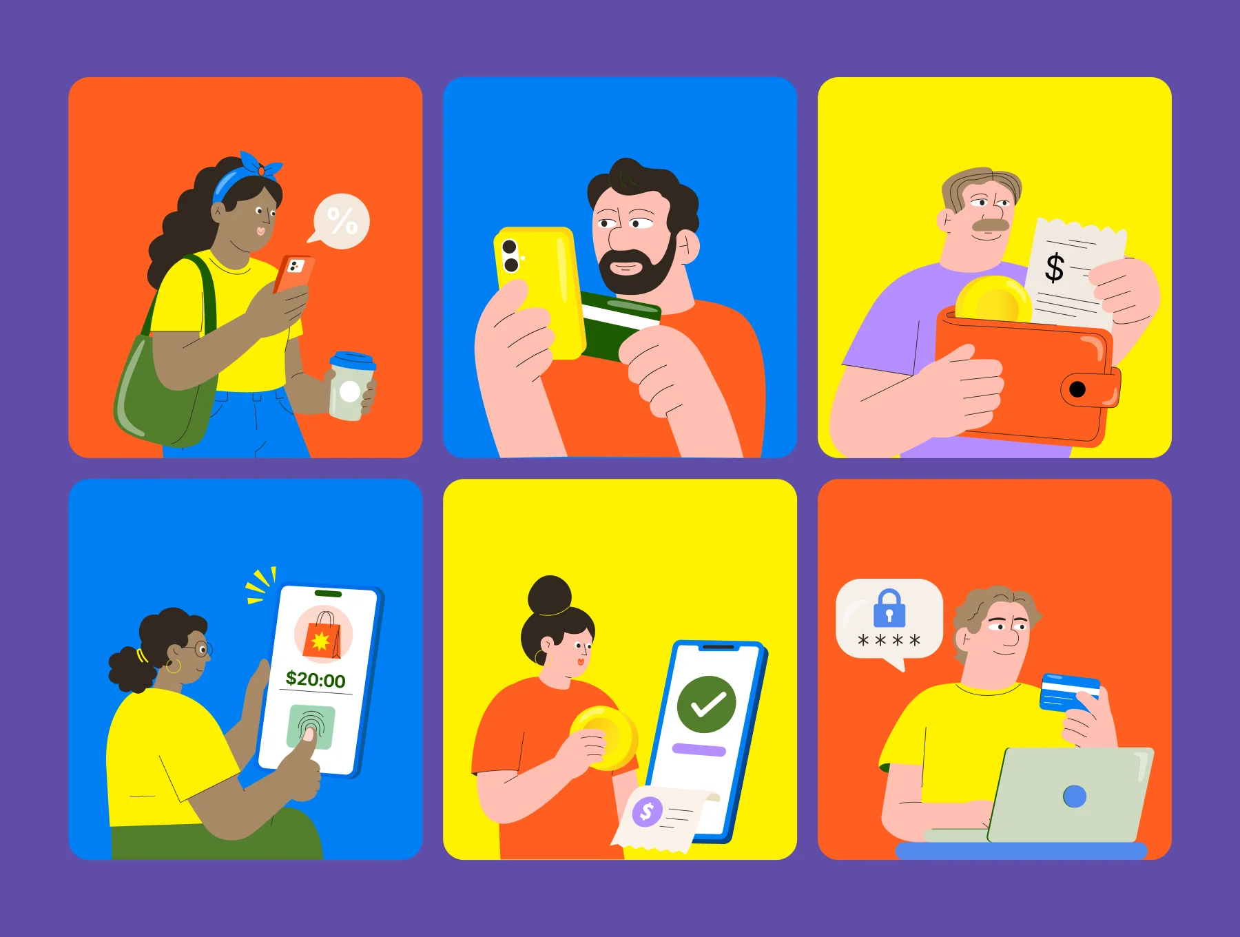 100 E-Commerce Illustration Bundle 8