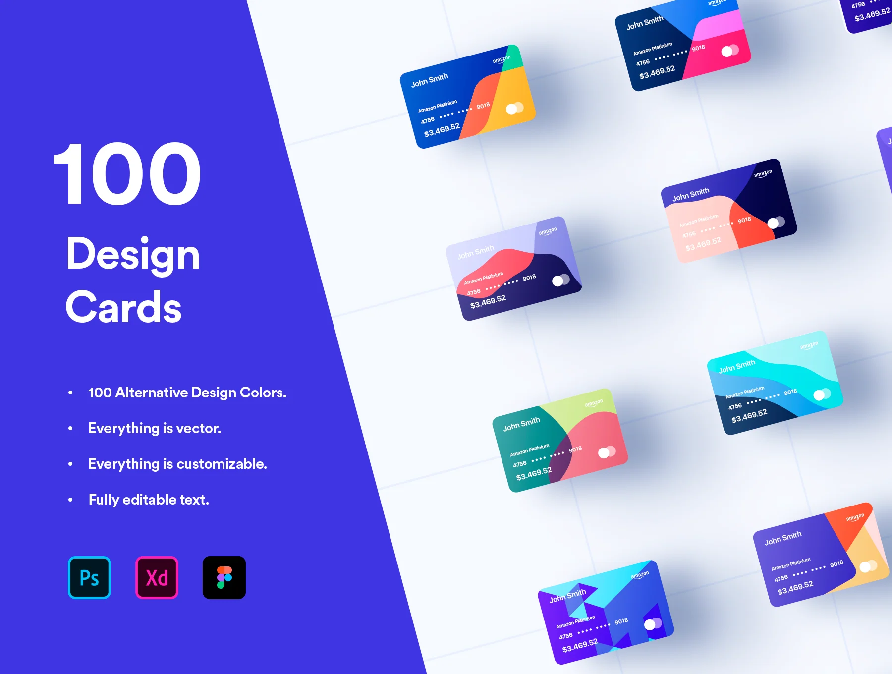 100 Financial Virtual Design Cards