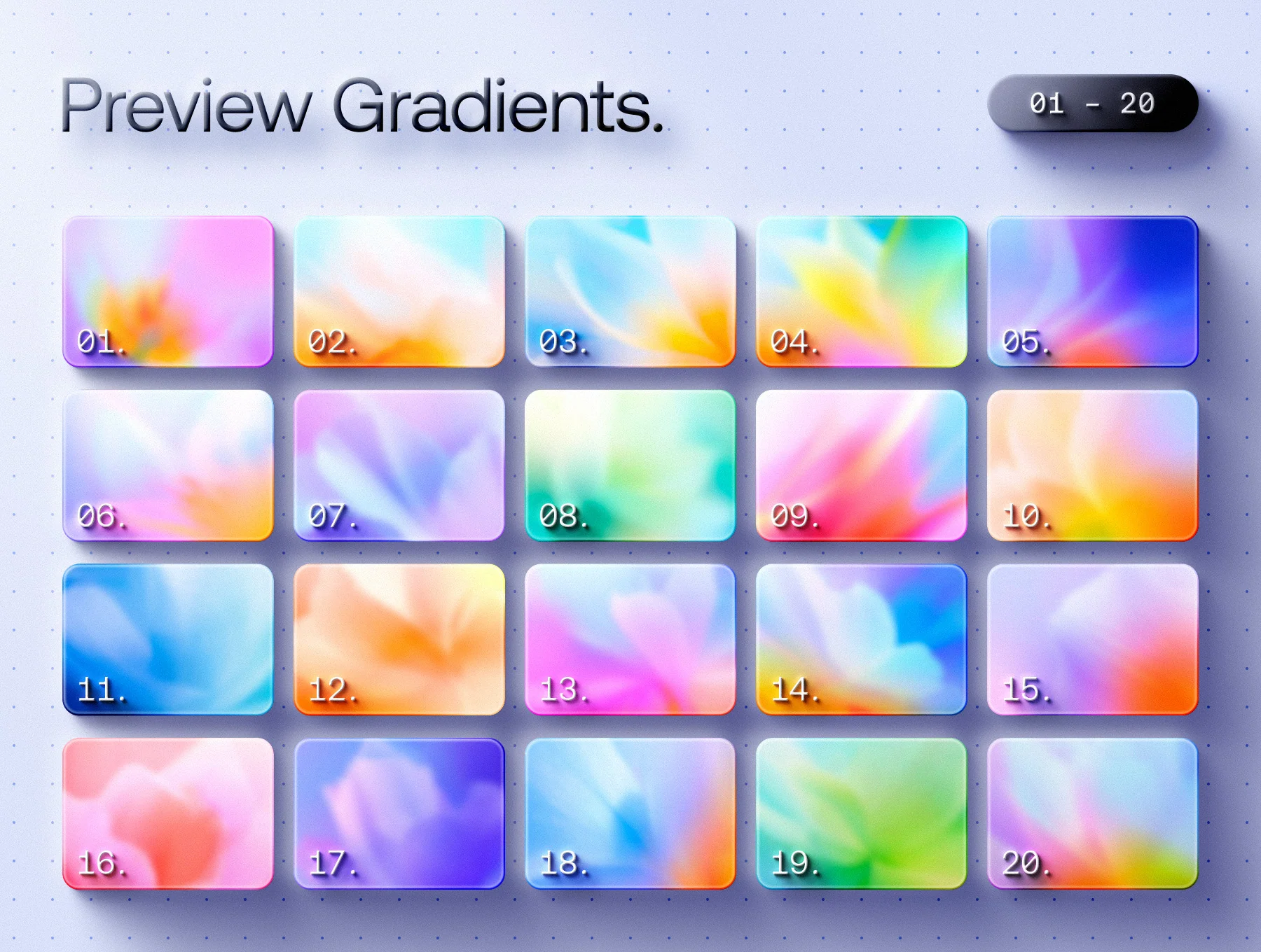 100 Fleurox Gradients Collection 2
