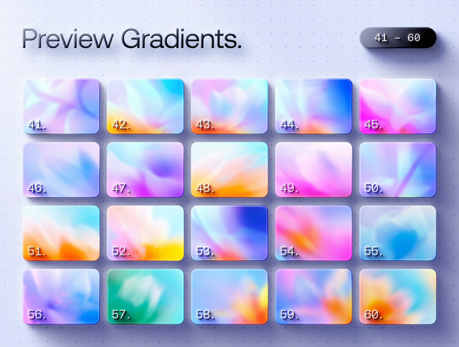 100 Fleurox Gradients Collection 6