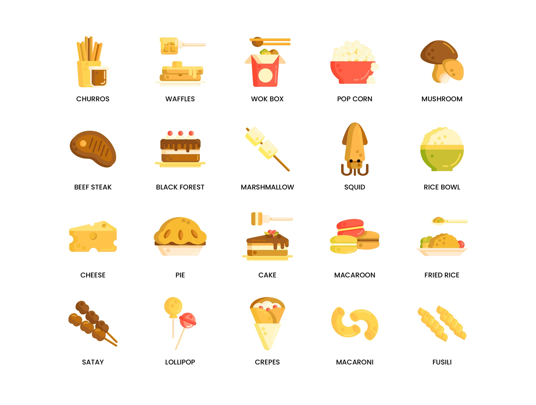 100 Food & Drink Icons | Caramel Series 4