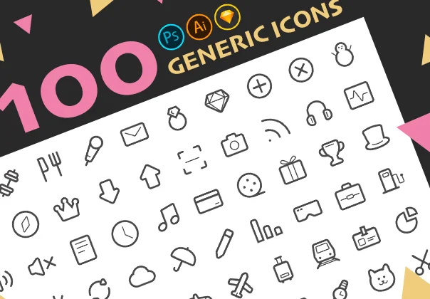 100 Generic Icons