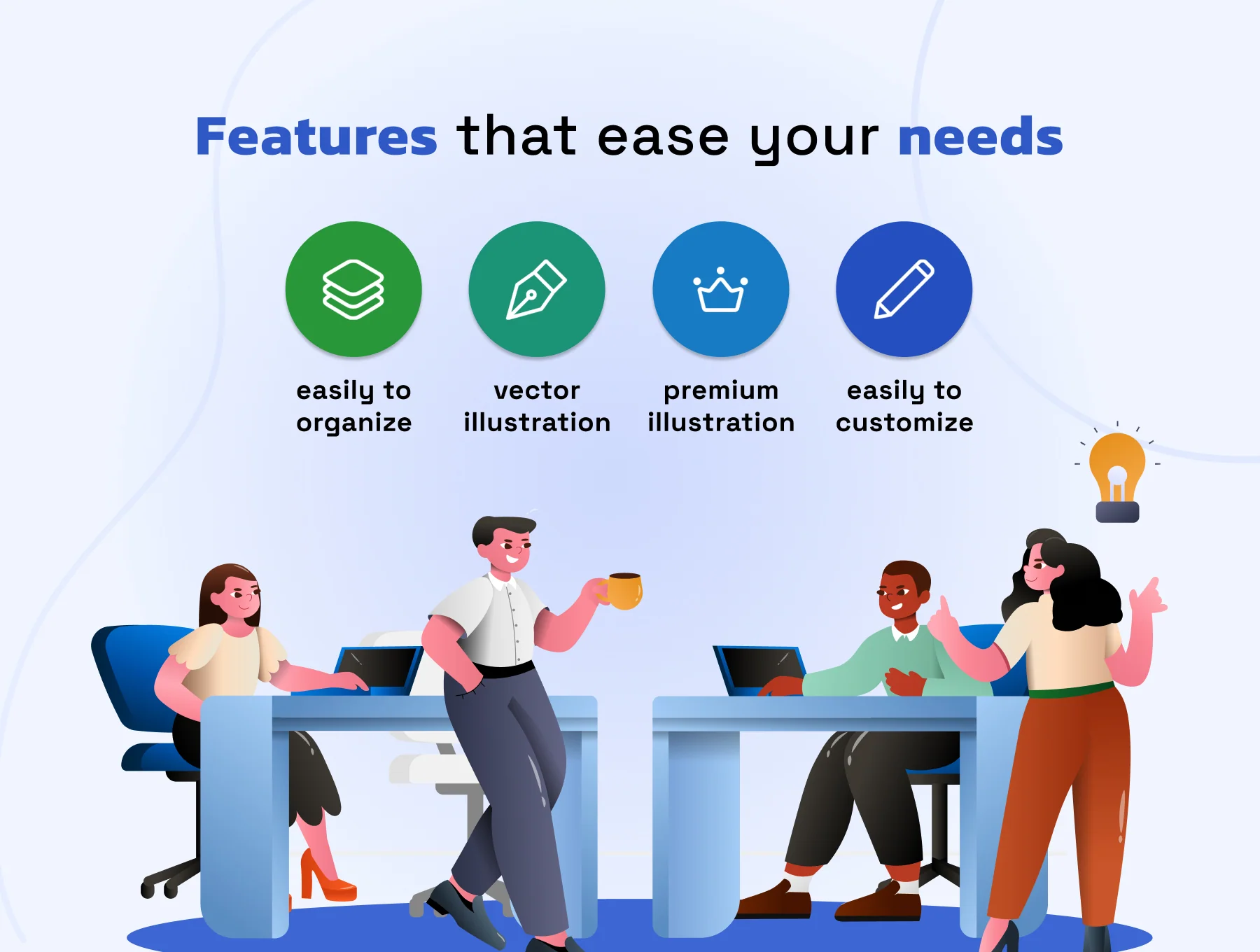 100+ Premium Office Illustration 3