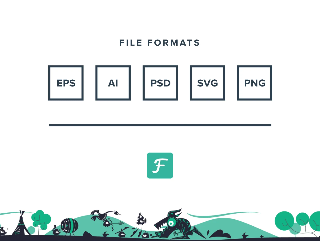 100 Simple Flat Icons 6