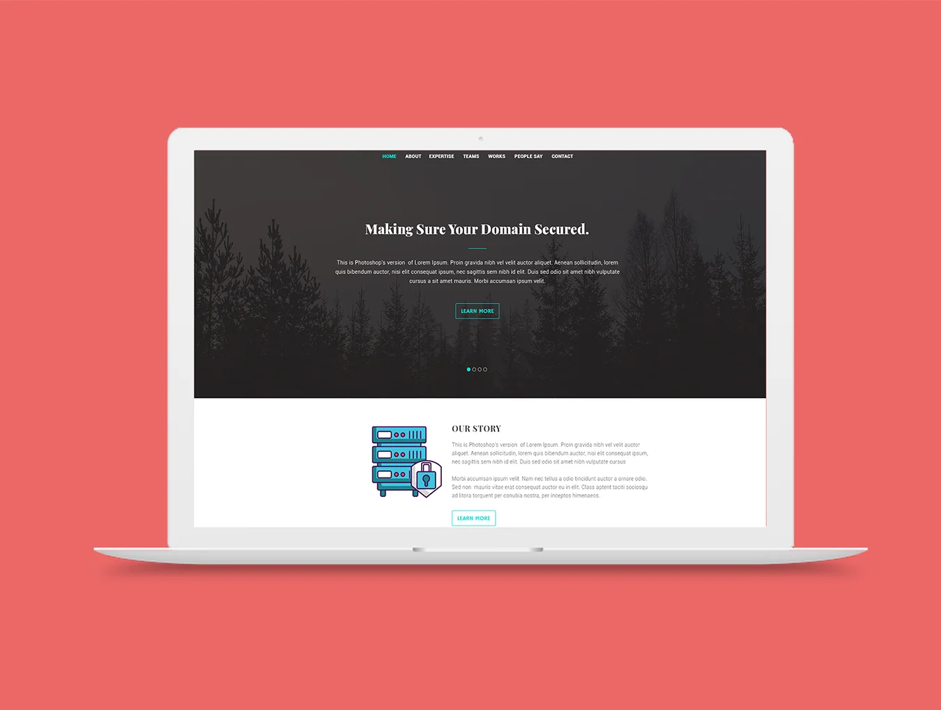 100 Web Hosting Icons | Turquoise Series 8