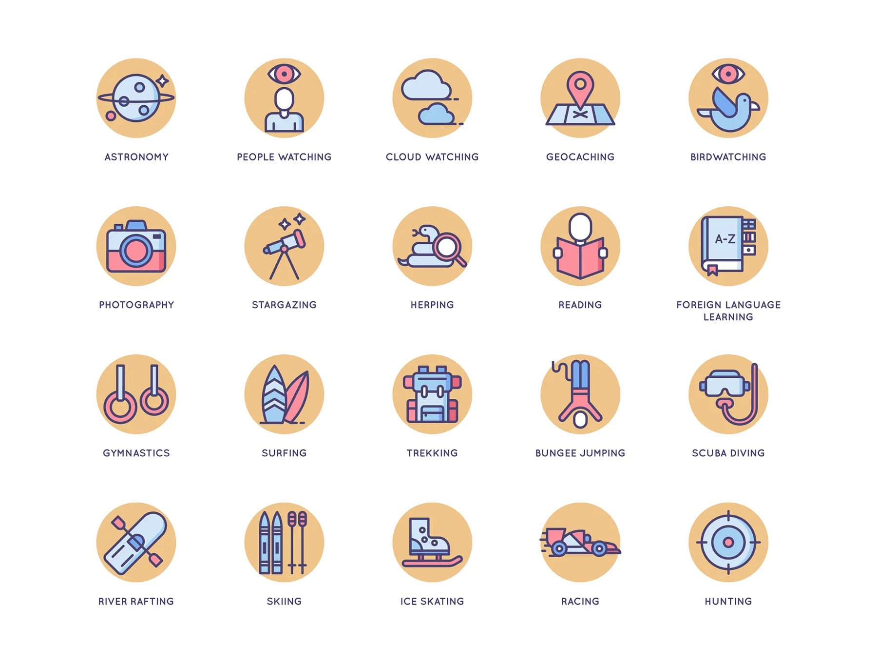 104 Hobby Icons | Butterscotch Series 2