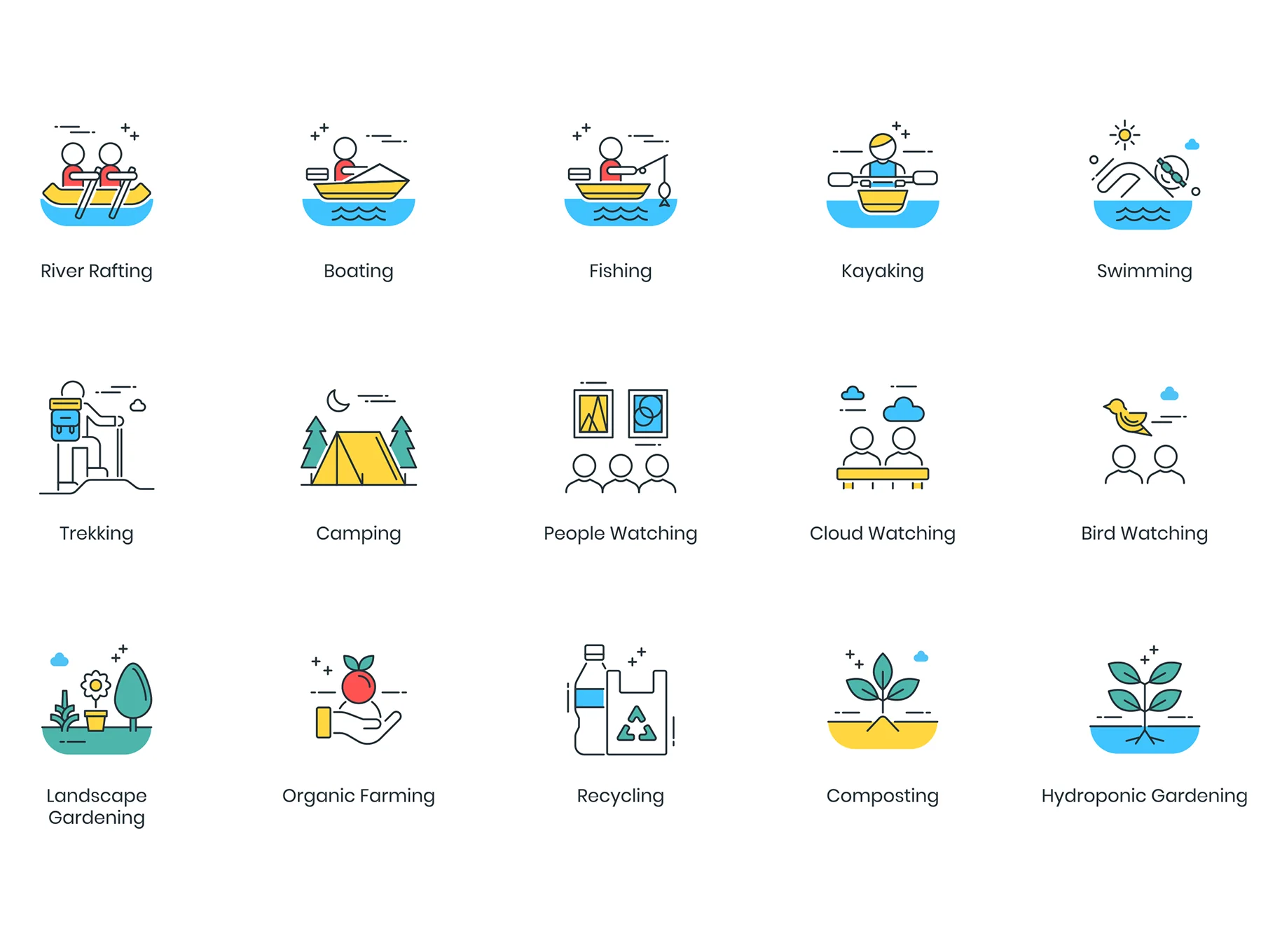 105 Hobby Icons | ColorPop Series 3