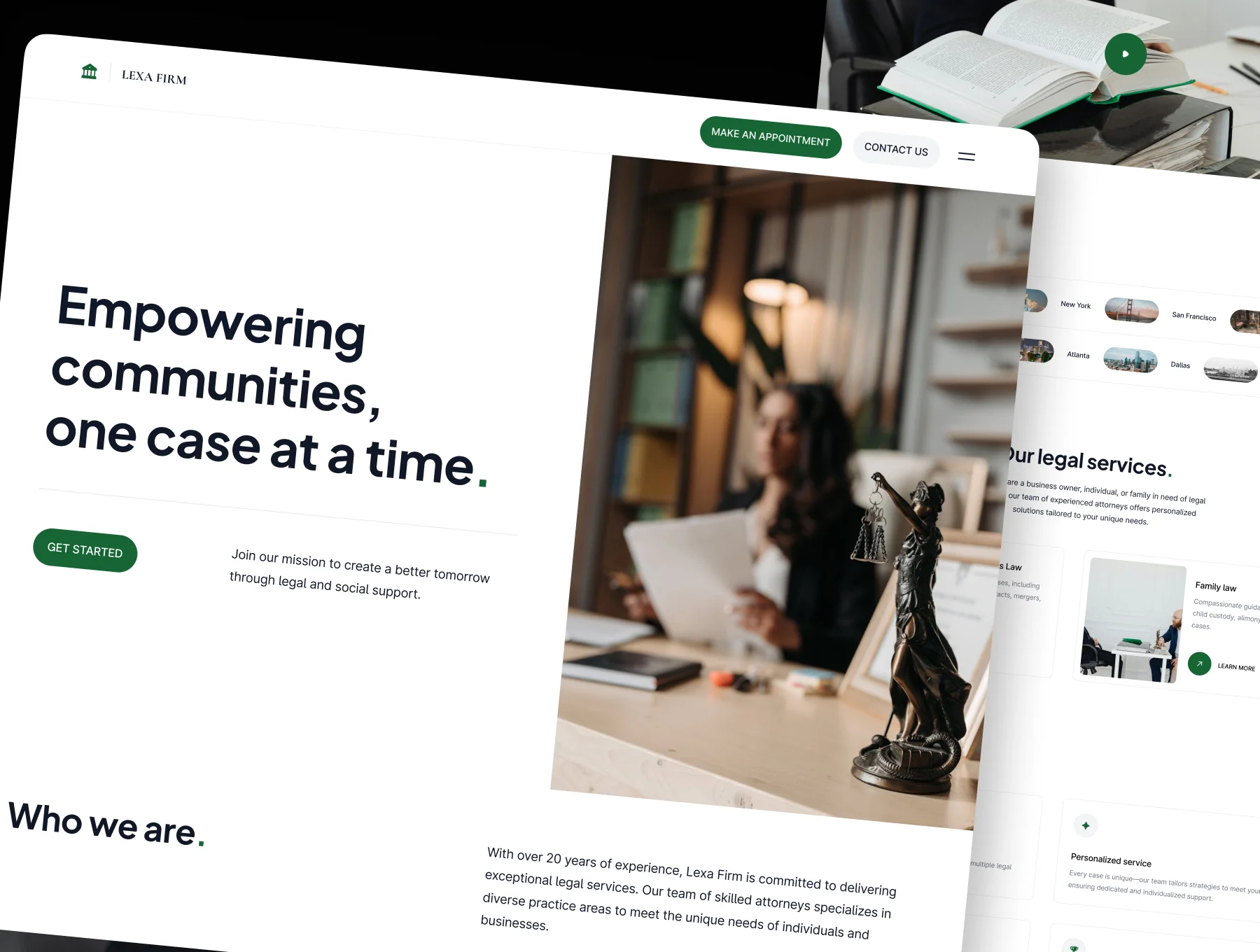 Lexa Firm - Law Firm Website Template 2