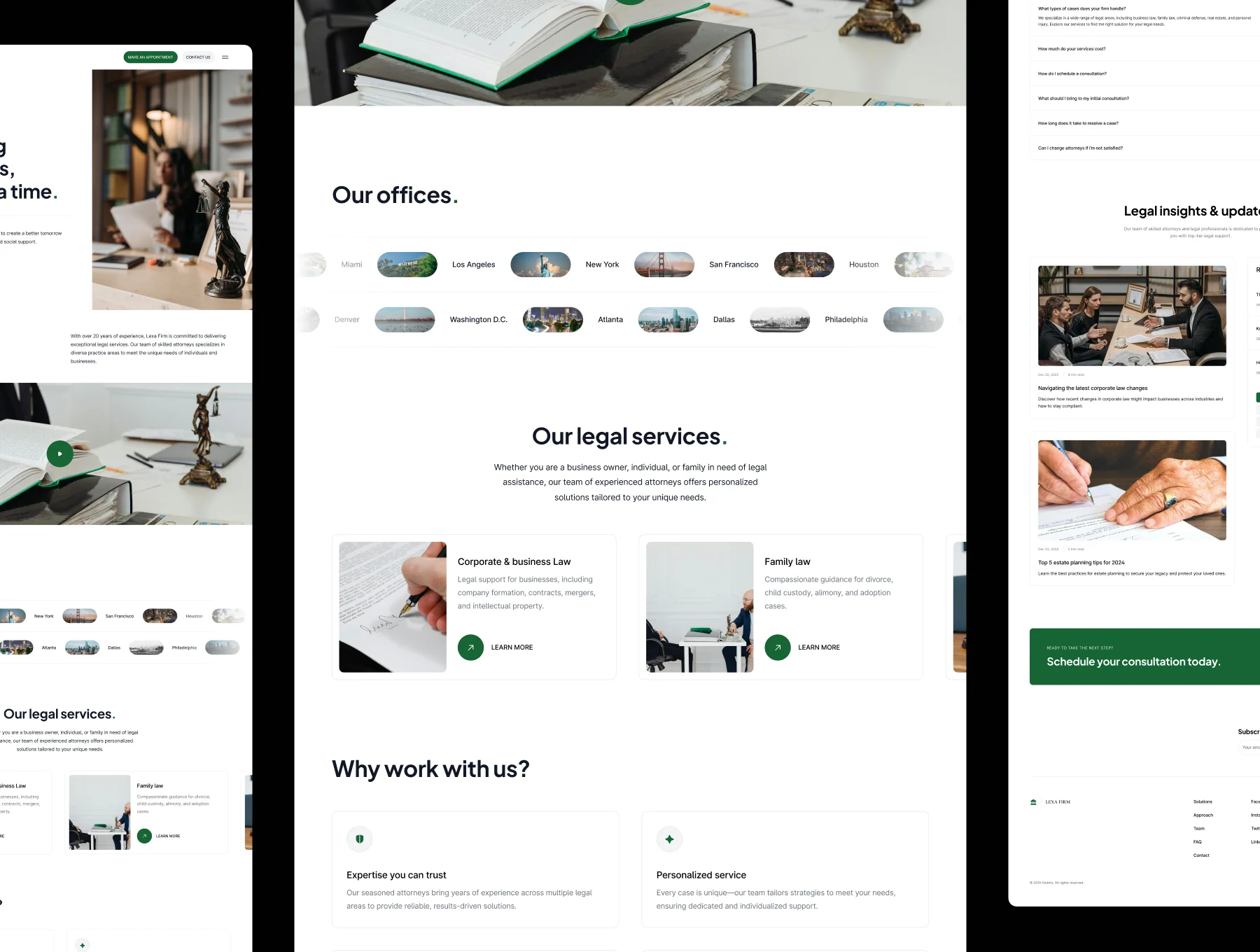 Lexa Firm - Law Firm Website Template 3