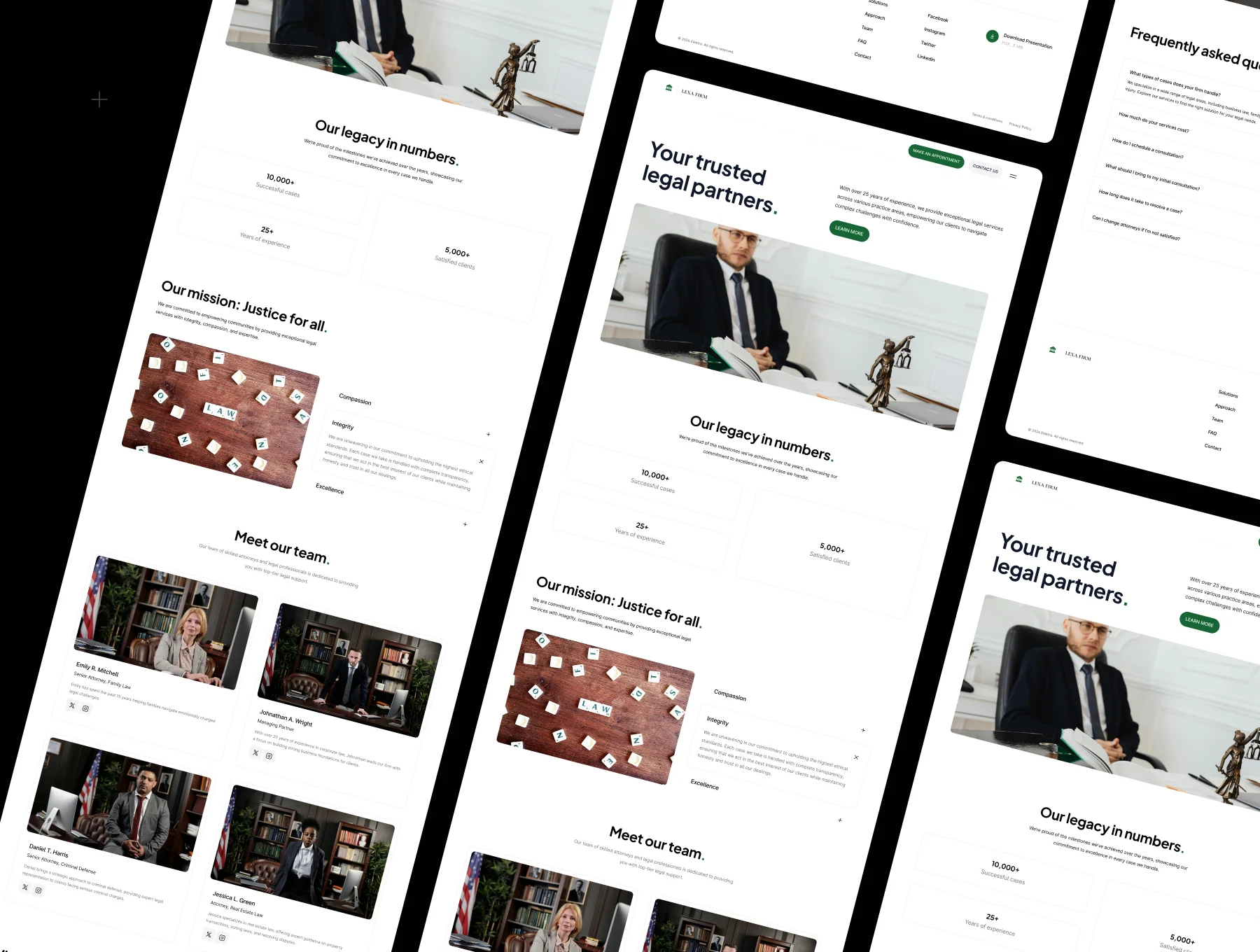 Lexa Firm - Law Firm Website Template 4