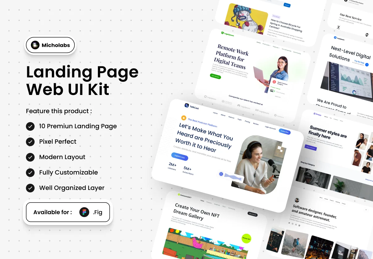10 Multipurpose Landing Pages
