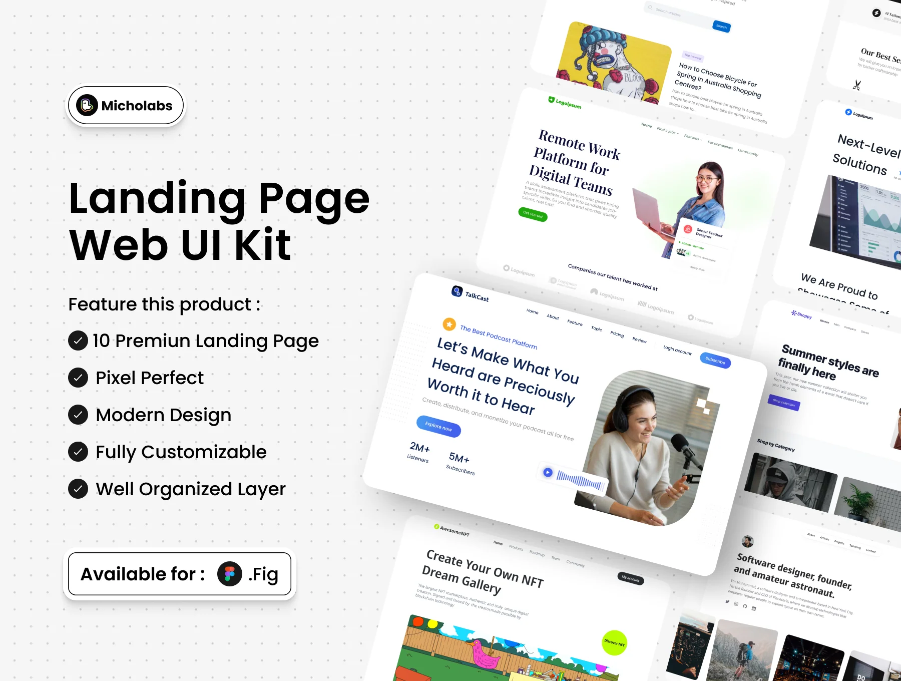 10 Multipurpose Landing Pages