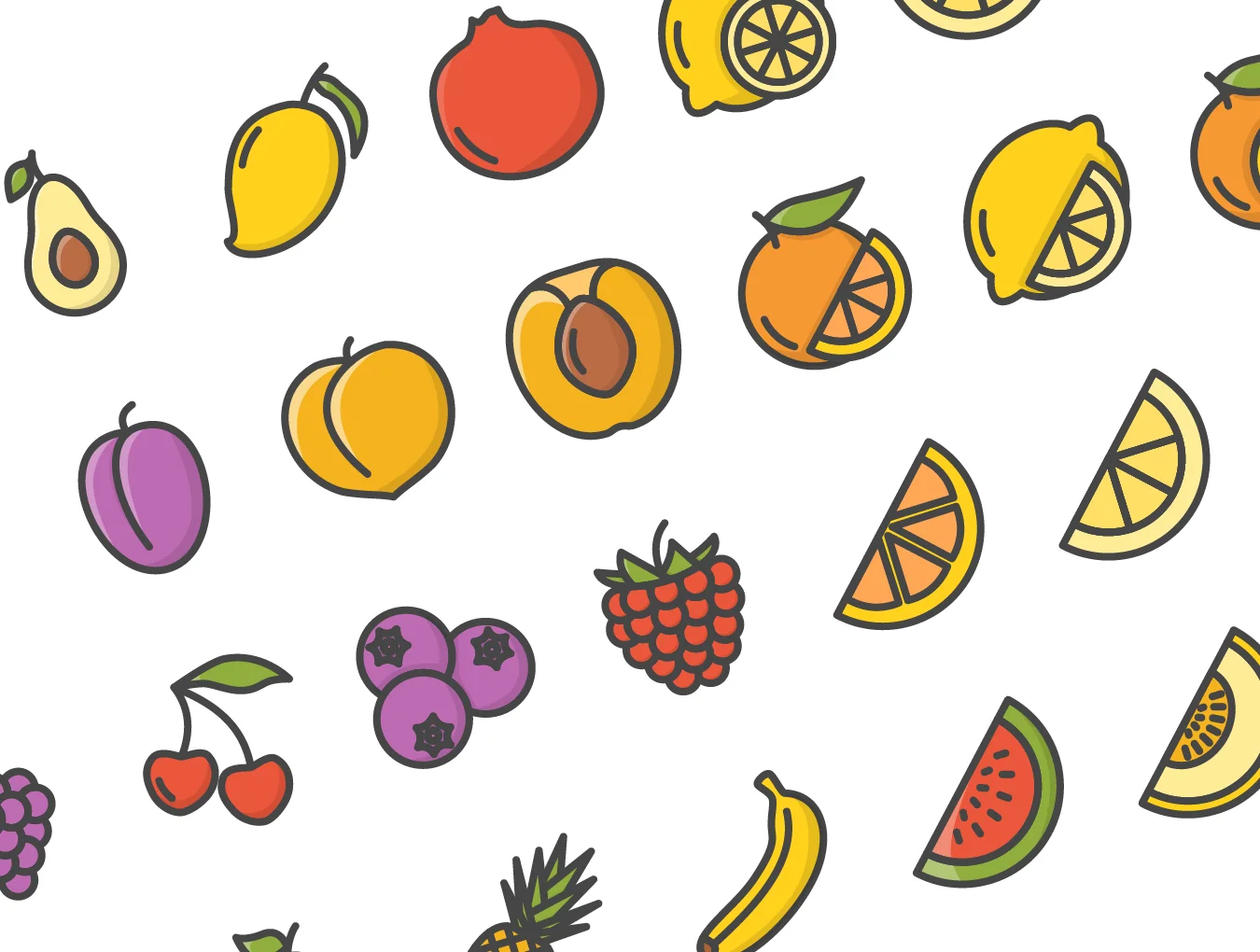112 Fruits Icons 3