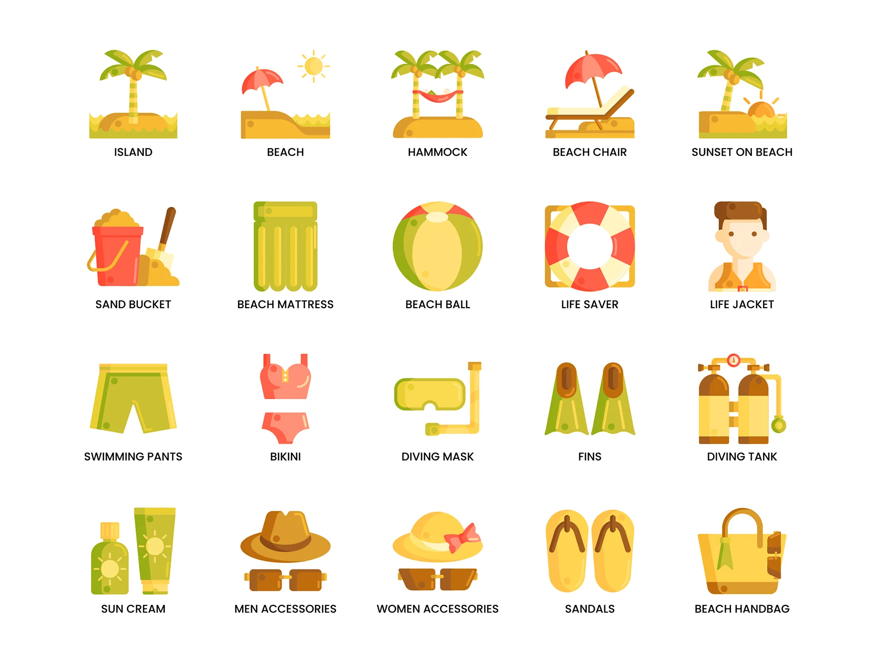 115 Travel Icons | Caramel Series 3