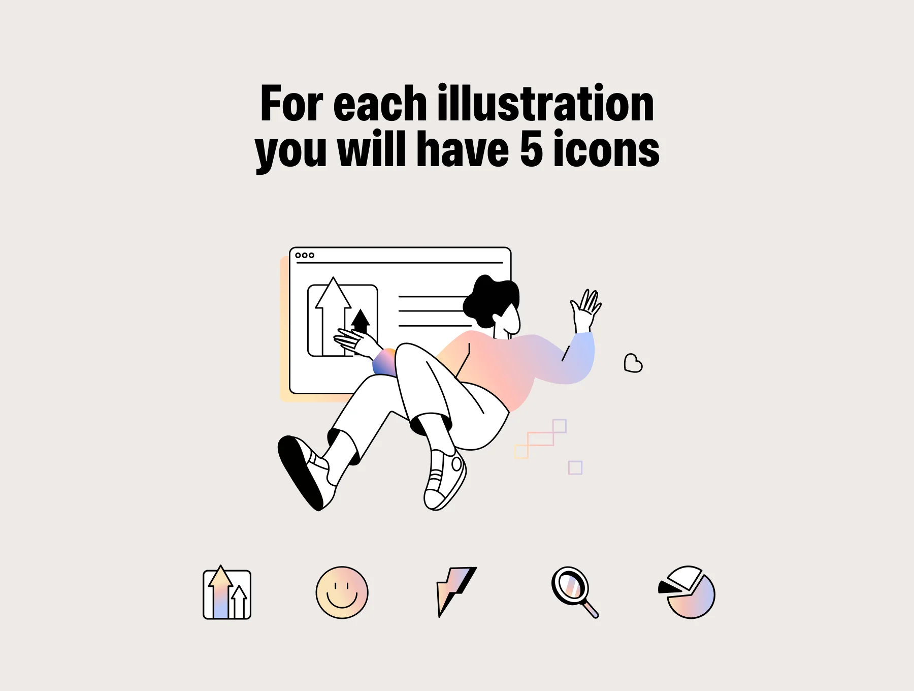 12 Business illustrations + icons 3