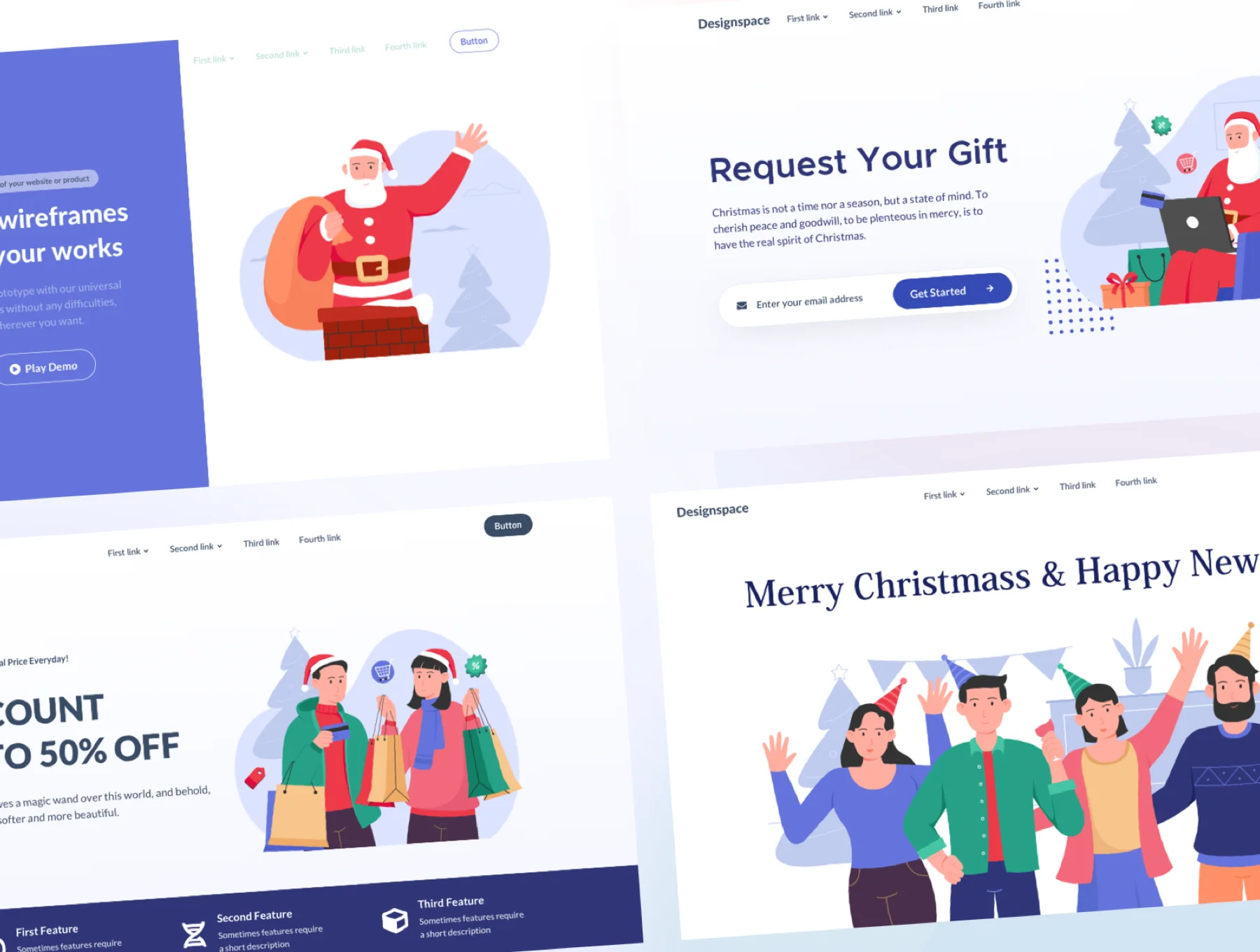 12 Christmas & New year Illustration 5