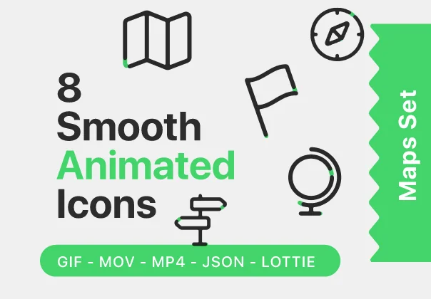 Maps Animated Icons