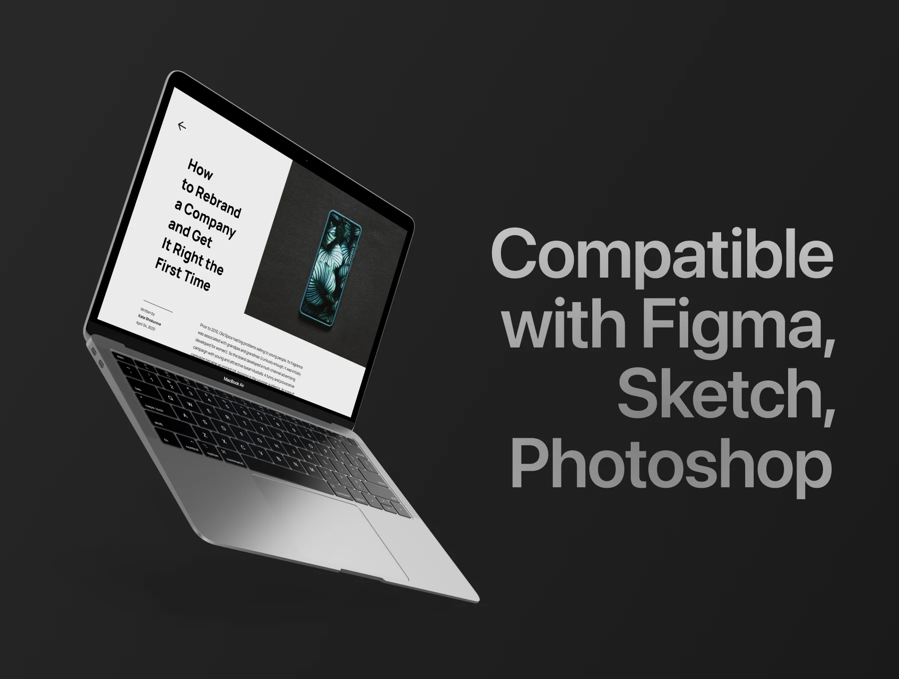 12 Most Popular MacBook Air Mockups 4