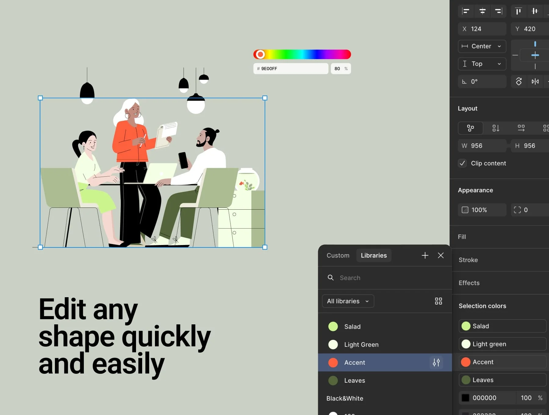 12 Office life illustration pack 4