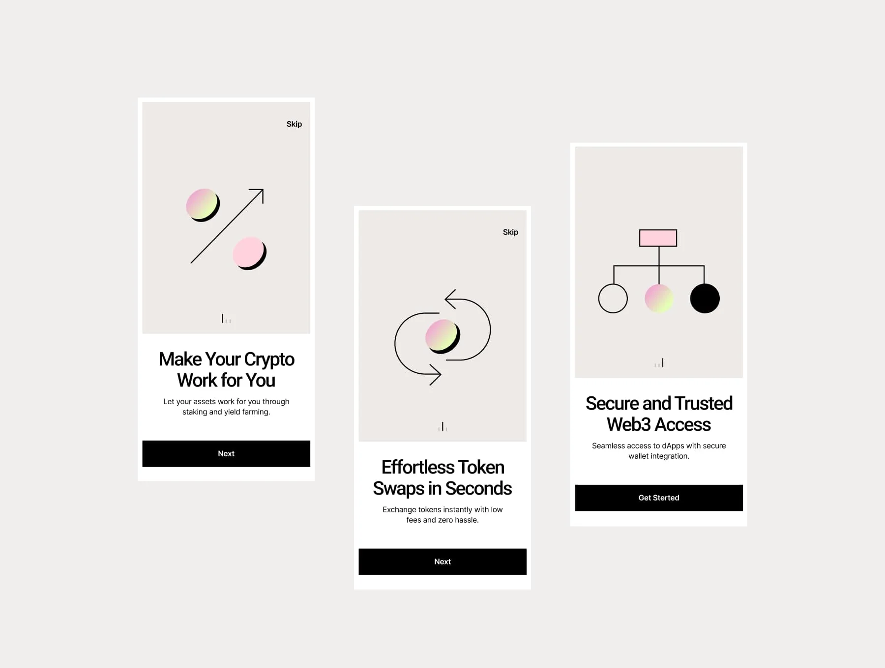 16 Vector Crypto Illustrations + 4 Icons per Illustration 6