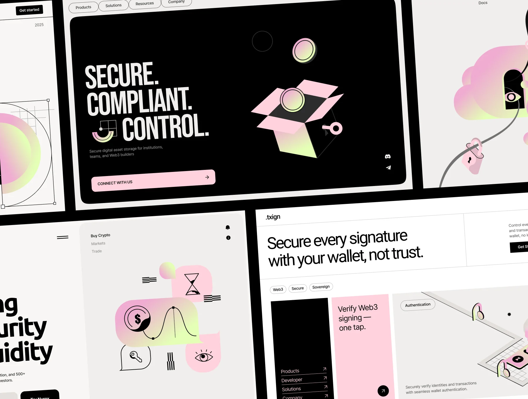 16 Vector Crypto Illustrations + 4 Icons per Illustration 7