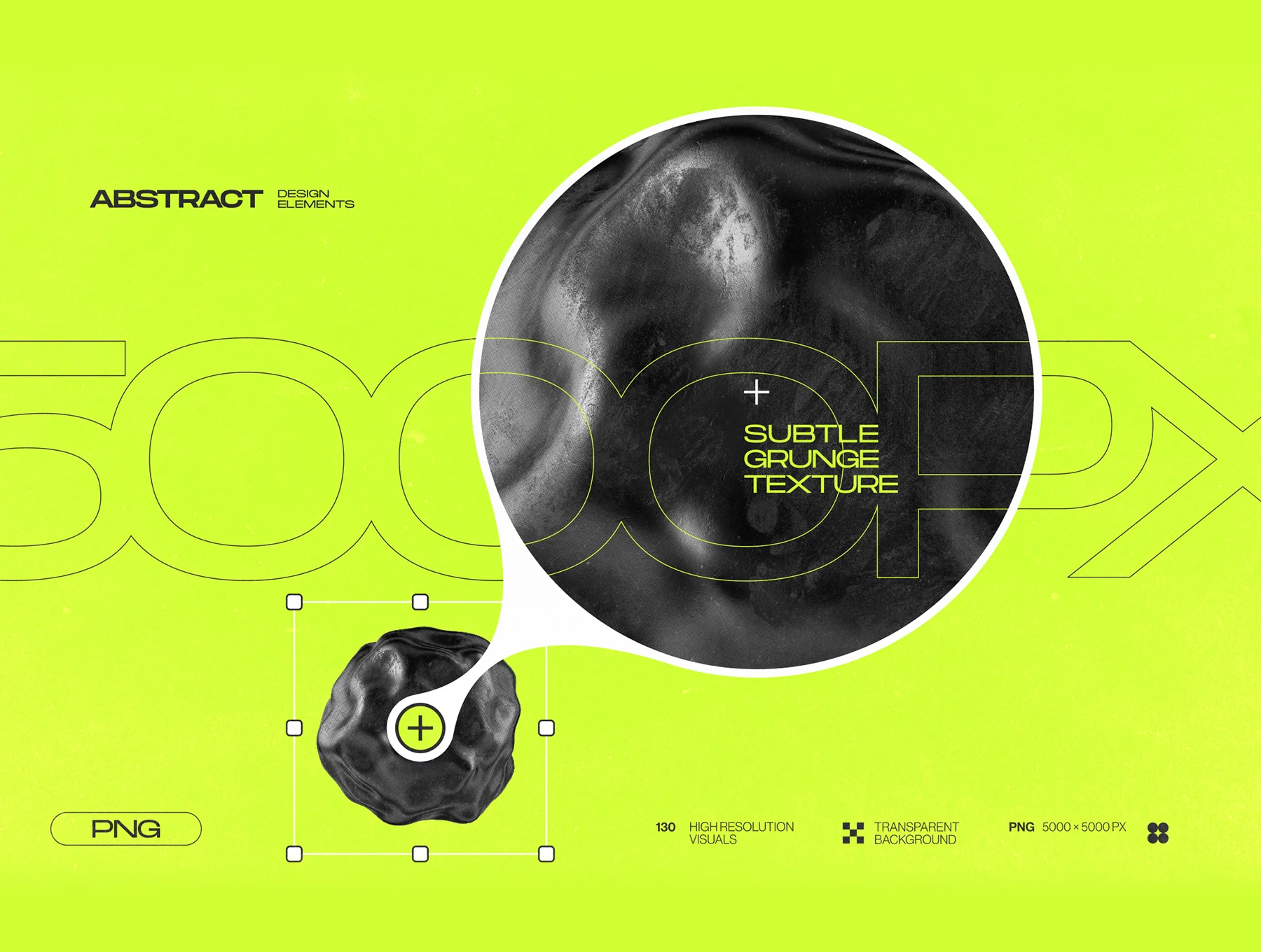 130 Black 3D Elements Collection Vol.1 15