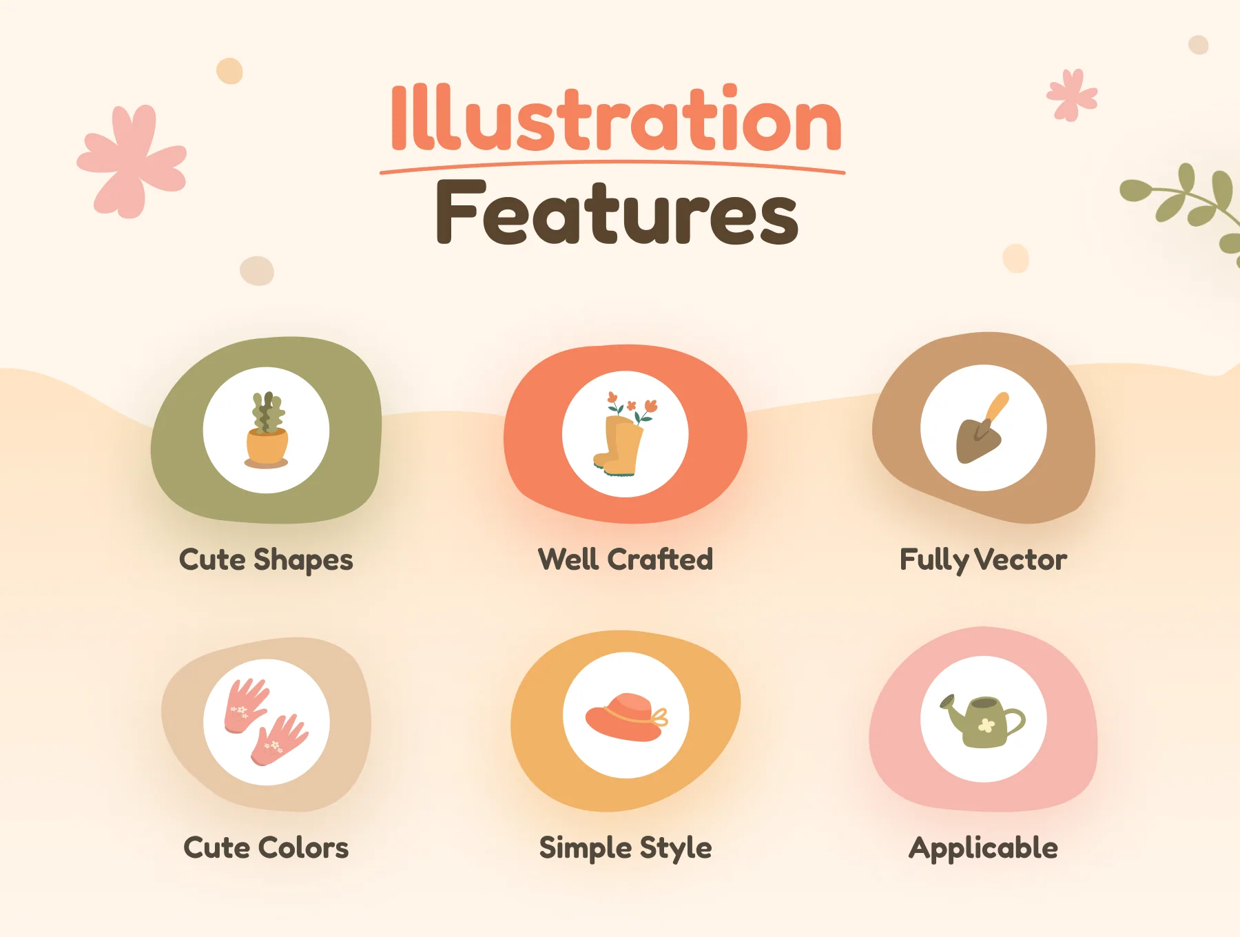 14 Handdrawn Gardening Icon Illustrations 2