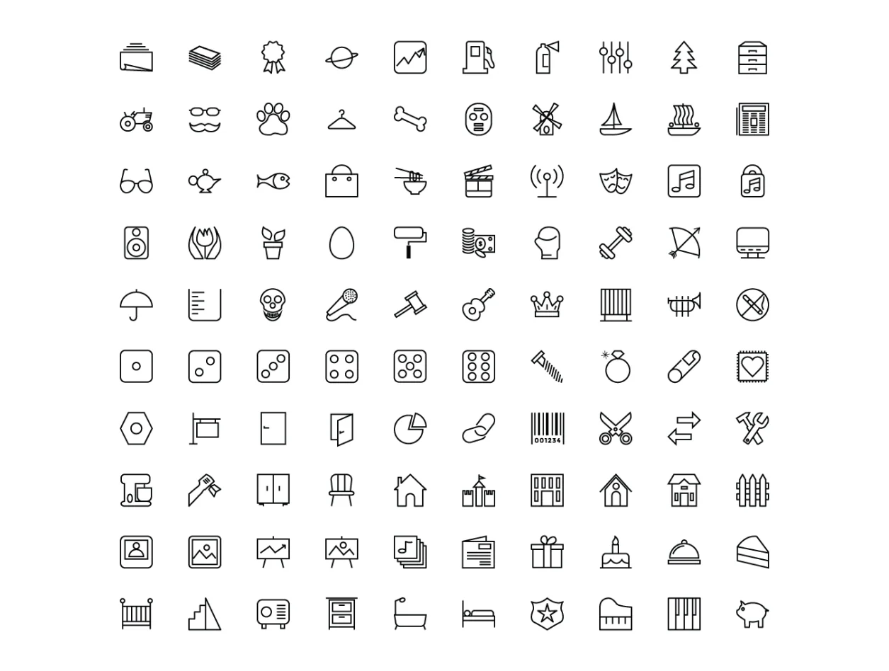 1430 Line Icons 2