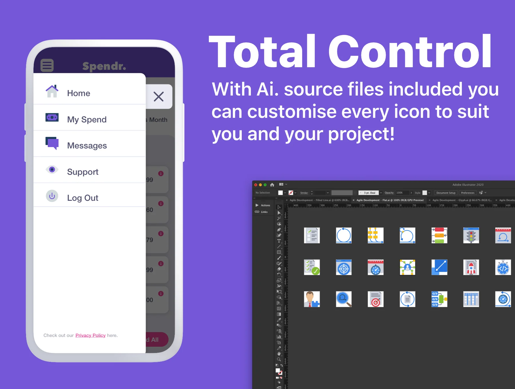 150 Agile Development Icons 2