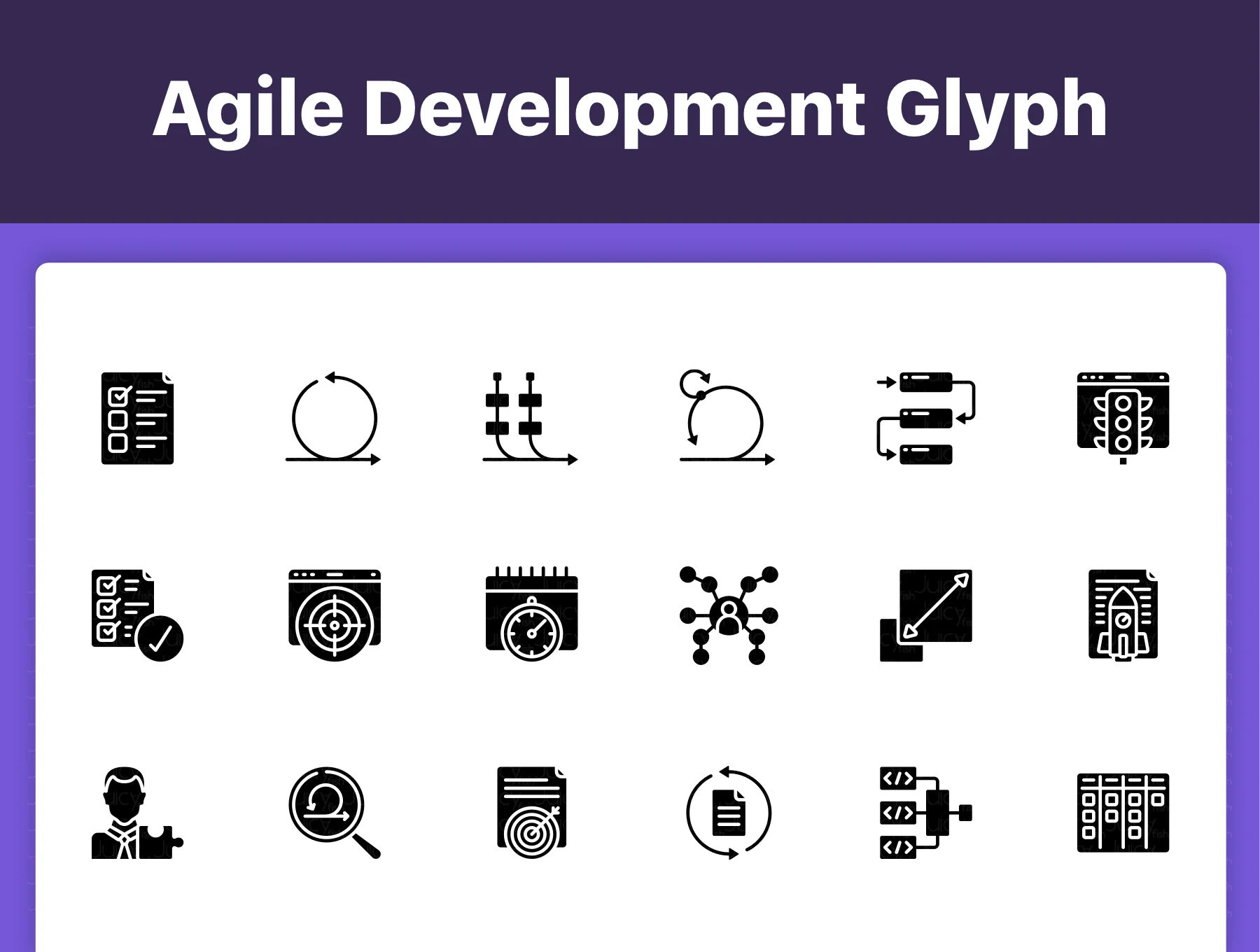 150 Agile Development Icons 5