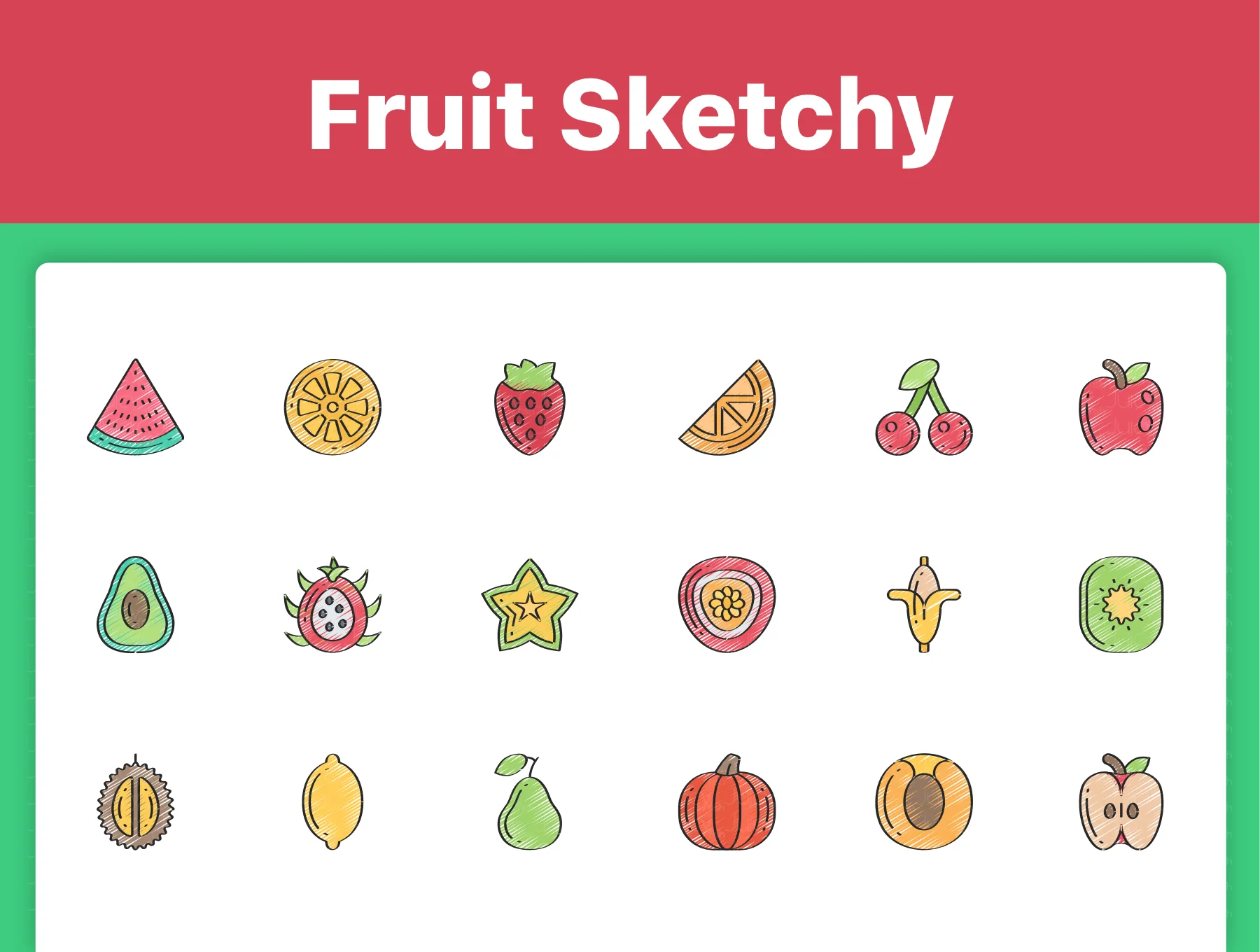 150 Fruit Icons 4