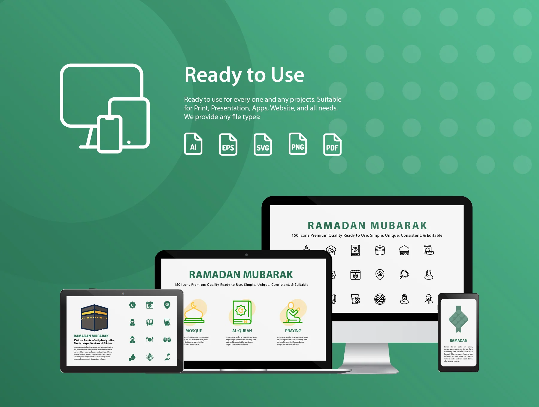 Ramadan Icons Set 5