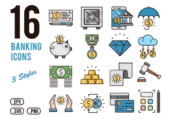16 Banking Icons
